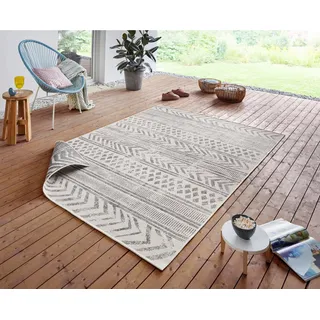 HANSE HOME NORTHRUGS 103862-80x150 Draußen Bodenmatte Rechteck Polypropylen (PP) Grau, Cremefarben