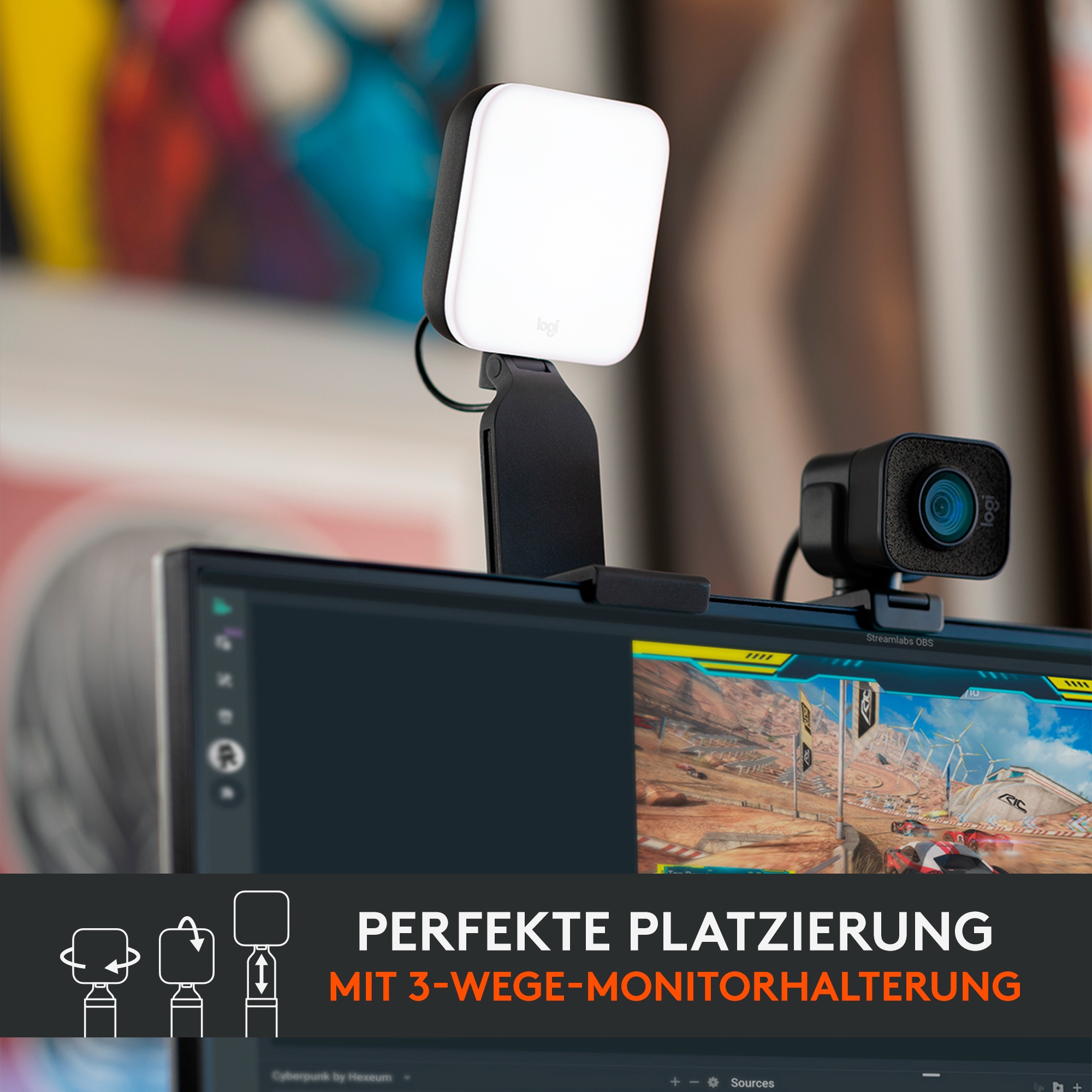 Bild von Litra Glow Premium Streaming Light with TrueSoft