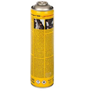 Rothenberger Maxigas 400-Gaskartusche, 600Ml, Gewinde-Anschluss