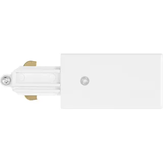 OSRAM TRACKLIGHT Hauptstromleitender Verbinder, weiß, leitet den Strom aus dem Stromauslass in das Schienensystem, modernes, loftartiges Design - Weiß