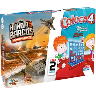 FALOMIR Coloca 4 + Hundir Boots (Pack of Brettspiele), Mehrfarbig (646389), Farbe/Modell Sortiert