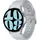 Galaxy Watch6 BT 42,8 mm Aluminiumgehäuse silber Sportarmband silber M/L