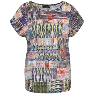 GOLDNER Druckbluse "Kurzgröße Ultraleichte Druckbluse aus reiner Baumwolle" Ohne, bunt, gemustert