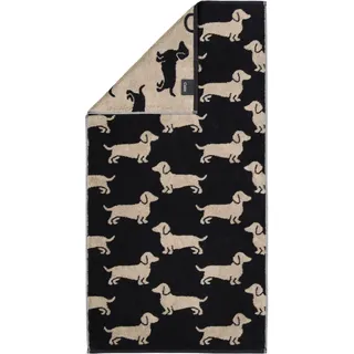 Cawö Handtücher WE Love Dogs 6246 Schwarz-Beige - 93