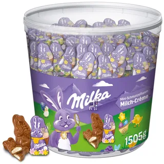 MILKA Mini Schmunzelhasen Mix 175 Stück 1505 g