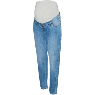 MAMALICIOUS® Mamalicious Umstandsjeans »MLALBERTE AL MB JEANS NOOS«, blau