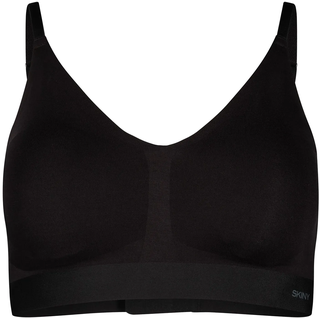 Soft-BH SKINY "Smartouch", Damen, Gr. 40, Cup C/D, schwarz, Obermaterial: 92% Viskose, 8% Elasthan, Basic, normal, BHs Soft-BH, herausnehmbare Pads, weich, bügellos, elastisch, Viskosemix