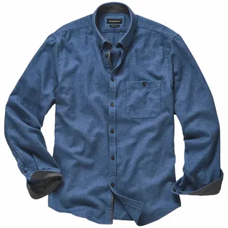 Antreibendes Flanellhemd Blau S