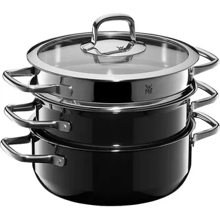 WMF Fusiontec Compact Topf-Set 3-tlg. schwarz