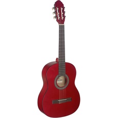 Bild C430 3/4 Größe Name Klassische Gitarre – Schwarz 3/4 rot