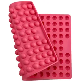 Collory® Backmatte Hundekekse für GROSSE HALBKUGEL (2cm Ø) Leckerlis, Silikon Backform, Backunterlage für Backblech, Diätmatte, Hitzebeständig, Lebensmittelecht & Bpa-frei