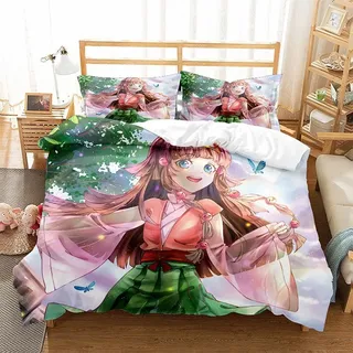 3tlg. Anime Hunter x Hunter 3D Druck Bettbezug Set Kinder Bettwäsche Kissenbezug - Hunter x Hunter T06 - 200 x 200cm