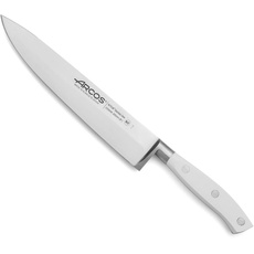 Arcos Serie Riviera Blanc - Kochmesser - Klinge aus Nitrum geschmiedetem Edelstahl 200 mm - HandGriff Polyoxymethylen (POM) Farbe Weiße