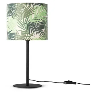 Leselampe Tischlampe Nachtlicht Schreibtischlampe Lampenschirm Jungle Leuchten Farbe / Größe Grün (Ø18cm) - Schwarz