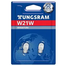 Tungsram W21W 12V 21W Halogen Lampe PKW Bremslicht Auto Rücklicht Birne 2 Stück