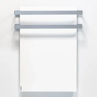 VASNER Infrarotheizung-Handtuchhalter Citara 2er Set Silber