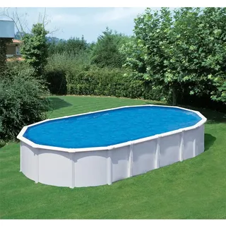 Chemoform Stahlwandpool Set Supreme All In Weiss 940 x 485 x 132 cm Folie Sand