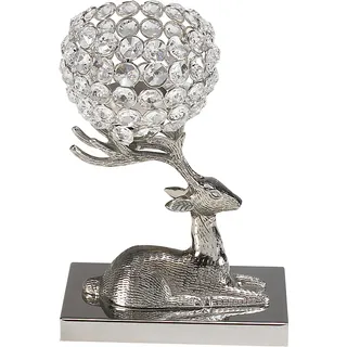OTTO home Kerzenhalter Mirabel auf Hirsch Aluminium Silber