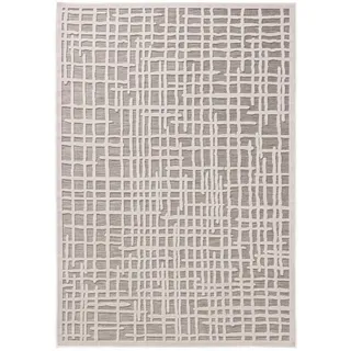 benuta Outdoorteppich Flora Beige 80x150 cm , Creme , Kunststoff , Floral , Rechteckig , 80x150 cm , wasserabweisend , Teppiche und Böden, Teppiche, Outdoorteppiche