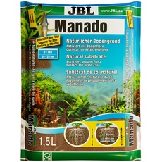 JBL natürlicher Bodengrund mit Nährstoffspeicher, Reich an Eisen, 1,5 l, Manado