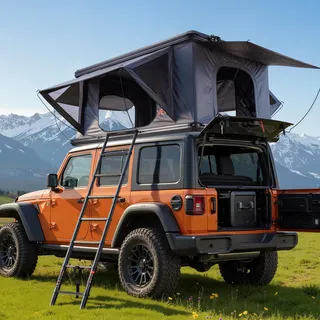 Vevor Autodachzelt Hartschalen Grau