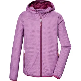 Outdoorjacke KILLTEC "KOS 109 WMN JCKT", Damen, Gr. 44, pink, Obermaterial: 100% Polyester.Futter: 100% Polyester, Jacken Outdoorjacke, Leichte, wasserdichte Damenjacke, atmungsaktiv, packbar