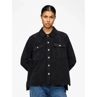 Pieces Hemd "Ceffi" in schwarz, - M