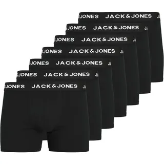 JACK & JONES Huey Boxershorts Black / Weiß S 7er Pack