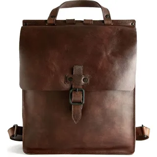 HAROLD'S Leder Freizeitrucksack Rucksack mit Laptopfach Aberdeen Backpack Women Brown braun - Braun