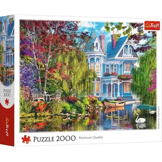 Trefl, Haus am See, 2000 Teile Puzzle