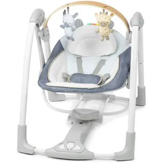 Ingenuity »Swing 'n Go Portable SwingTM - Chambray« bis 9 kg mit Melodien und Geräuschen,