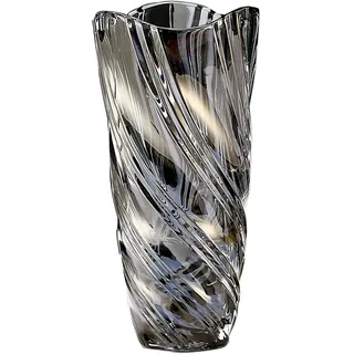 Duscdesp Blumenvase Glas, 24 cm Kristall Vase Modern Glasvase Gross, Nordic Hohe Blumen Vasen Groß Tulpen Sträuße Glasvasen Deko Geschenk für Hochzeit, Tischdeko, Housewarming Party, Muttertags