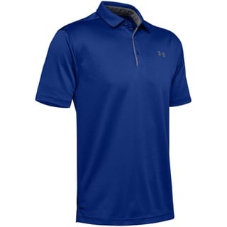 Under Armour Tech, atmungsaktives Poloshirt, komfortables und kurzärmliges Sportshirt mit loser Passform