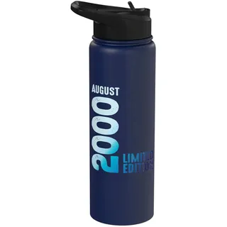 August 2000 Jahr 2000 Retro 2000 Vintage Limited Edition Stainless Steel Insulated Water Bottle