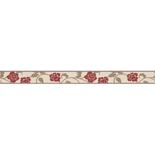 A.S. Création Bordüre 5 m x 5 cm beige/braun/rot
