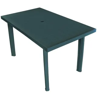 PROGARDEN Gartentisch 126 x 76 x 72 cm Grün