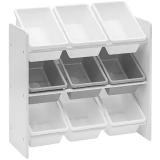 Mobili Rebecca Spielzeugregal Weiß 27/65/60 cm , Holzwerkstoff , 27x60x65 cm , Babymöbel & Kindermöbel, Babyzimmer, Babyregale & Kinderregale