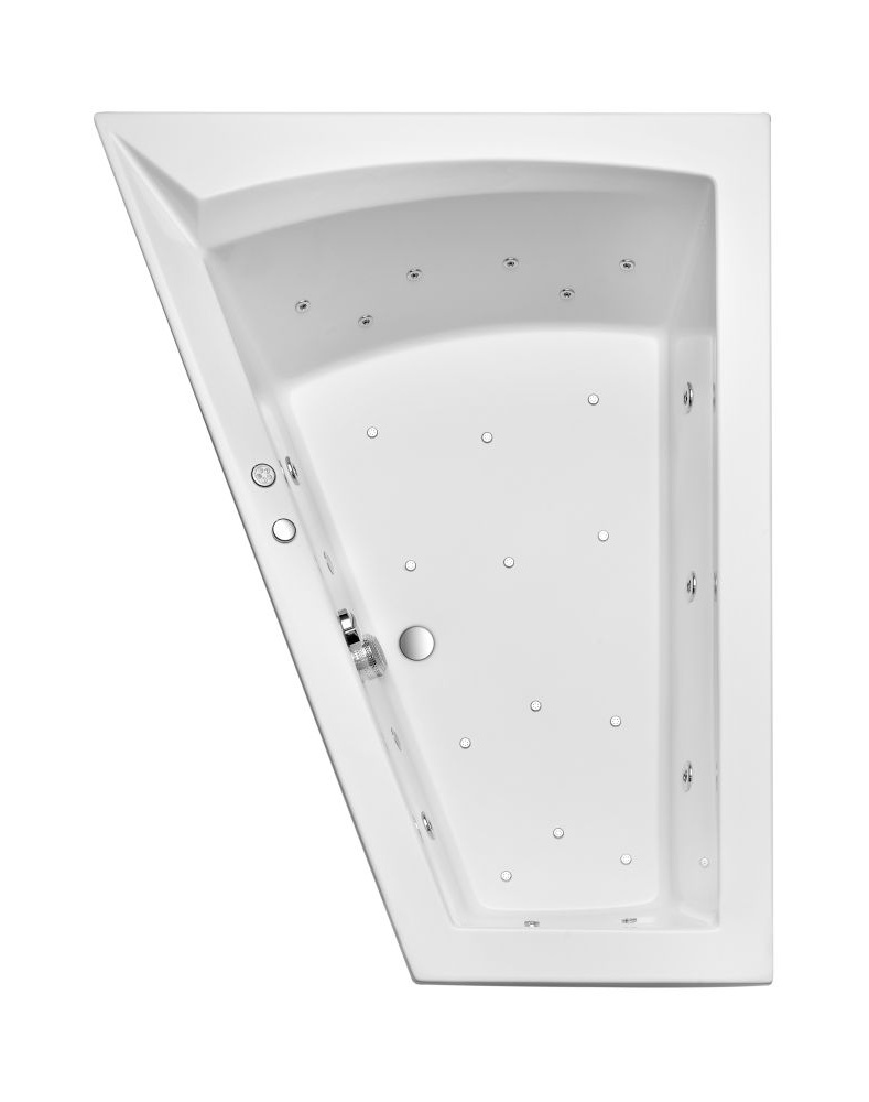 Bild von Galia II Modell B Whirlpoolbadewanne 135 x 175 cm