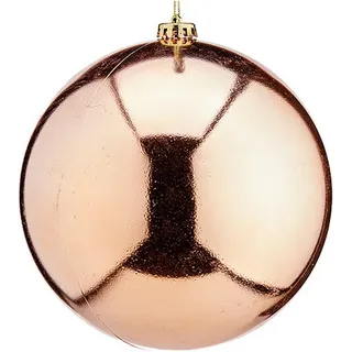 Weihnachtskugel Ø 20 cm Kupfer Kunststoff