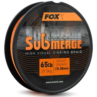 Fox International Fox Submerge Orange sinking braid - Orange / 15.8kg / 35lb