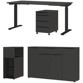 Germania »Mailand« 4 Stk. tlg. inkl. Schreibtisch, Rollcontainer, Raumteiler und Sideboard,
