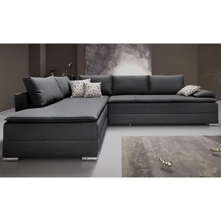 INOSIGN Ecksofa »Night & Day L-Form«, mit Boxspring Bettfunktion 180x200 cm, Dauerschläfer, grau