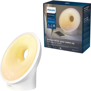 Philips Tageslichtwecker »SmartSleep HF3672/01«, mit 8 natürlichen Wecktönen, UKW Radio und 25 Lichteinstellungen, weiß