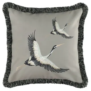 Schöner Wohnen Trail Dekokissen 45 x 45 cm Grau