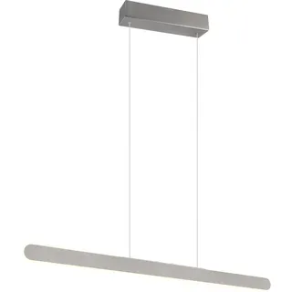 Trio Helios 1-flg. 100 cm eckig grau Aluminium
