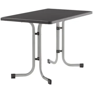 Sieger Klapptisch 115 x 70 x 72 cm Graphit/Schieferdekor Anthrazit
