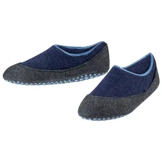 Falke Unisex Kinder Stoppersocken Cosy Slipper K Hp Wolle rutschhemmende Noppen 1 Paar, Blau Dark Blue 6681, 33-34
