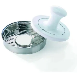 GEFU Burgerpresse Ø 12 cm Edelstahl silber