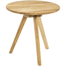 Bild HAKU Möbel Beistelltisch Massivholz, eiche, 40,0 x H 40 cm