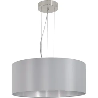 EGLO Maserlo 3-flg. 53 cm rund grau silber